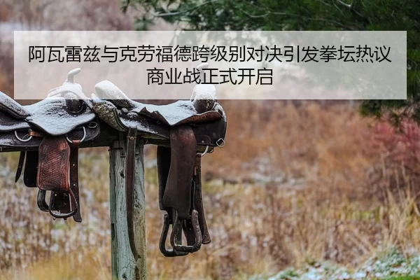 阿瓦雷兹与克劳福德跨级别对决引发拳坛热议商业战正式开启